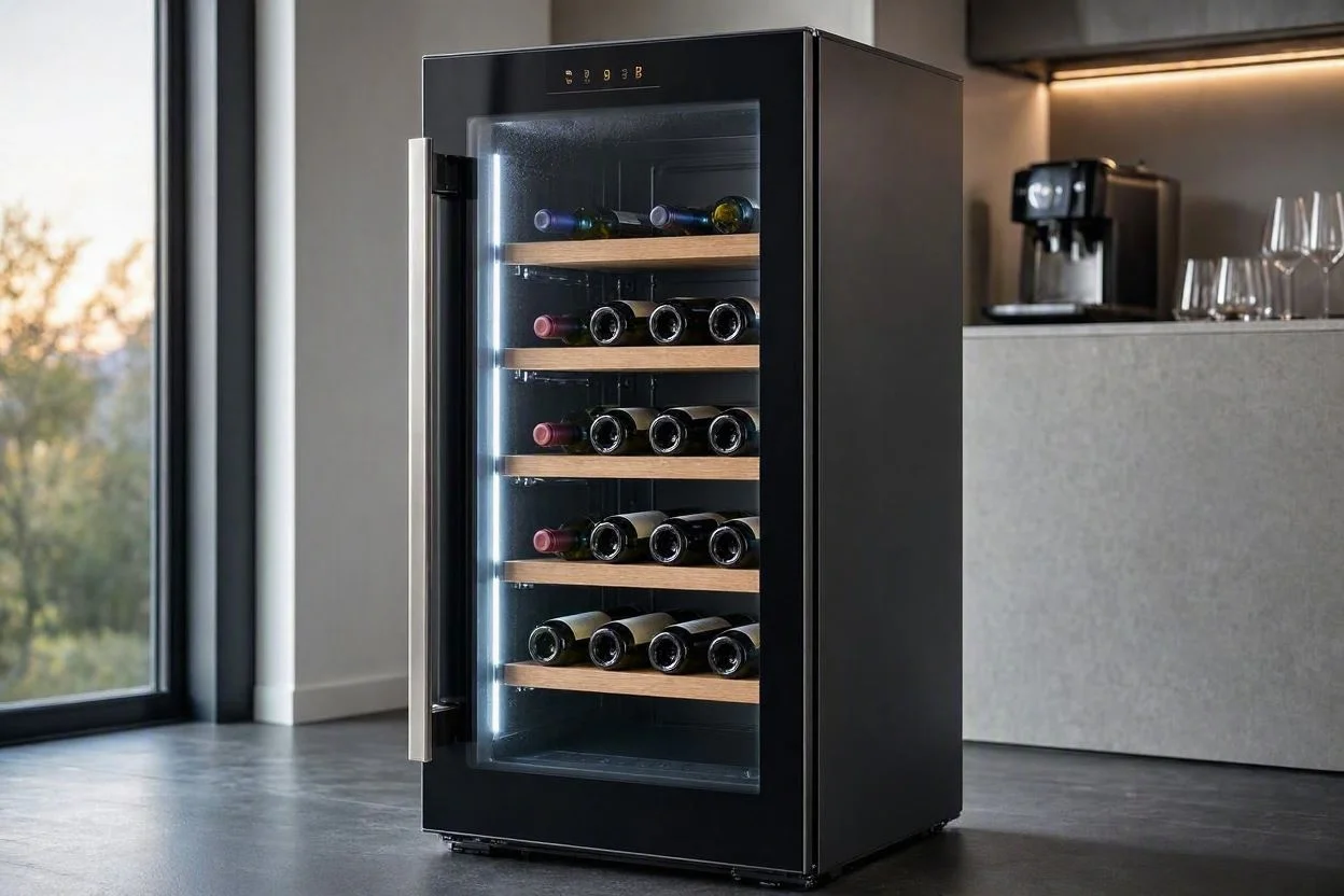Stainless undercounter appliance built into a kitchen island, standing in for a wine cooler until a dedicated photo is supplied - Wine Cooler Repair by Universal Appliance Repair in Sherman Oaks